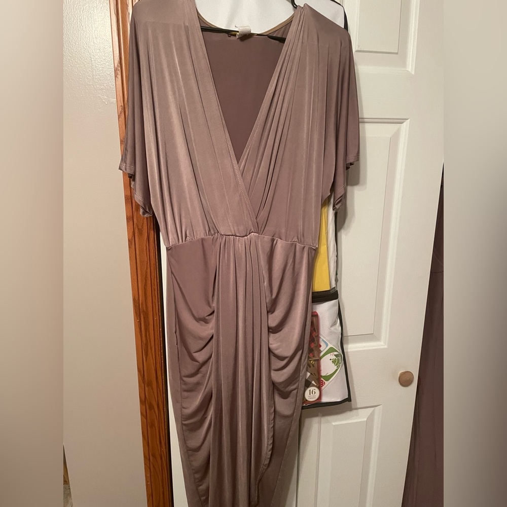 Taupe dress